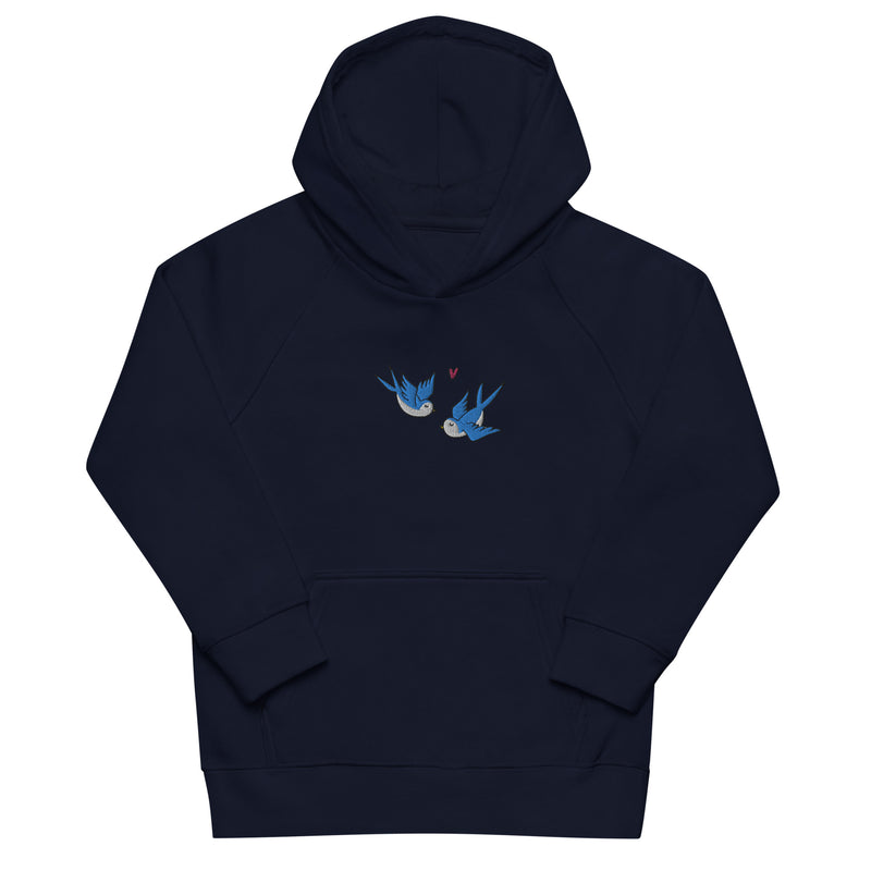 Sweat à capuche écologique brodé pour enfants