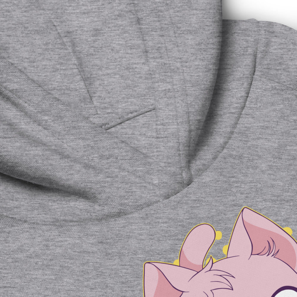 Pull à capuche fille - "CAT BOBATEA"