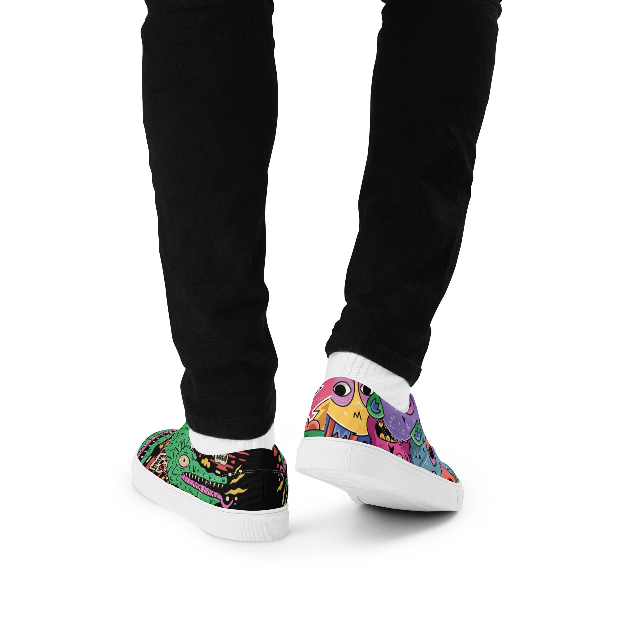 Tennis en toile avec lacets homme