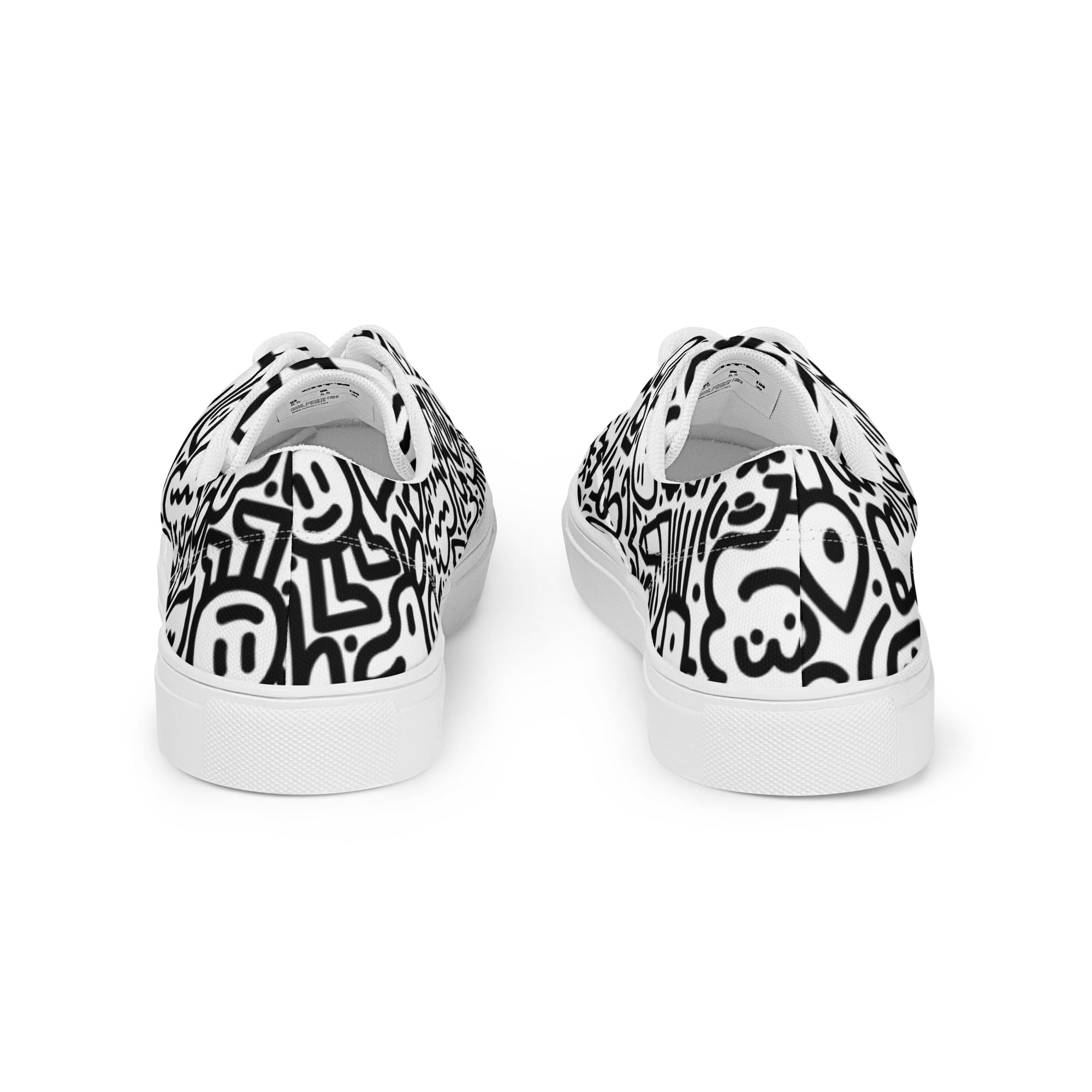 Tennis en toile avec lacets homme