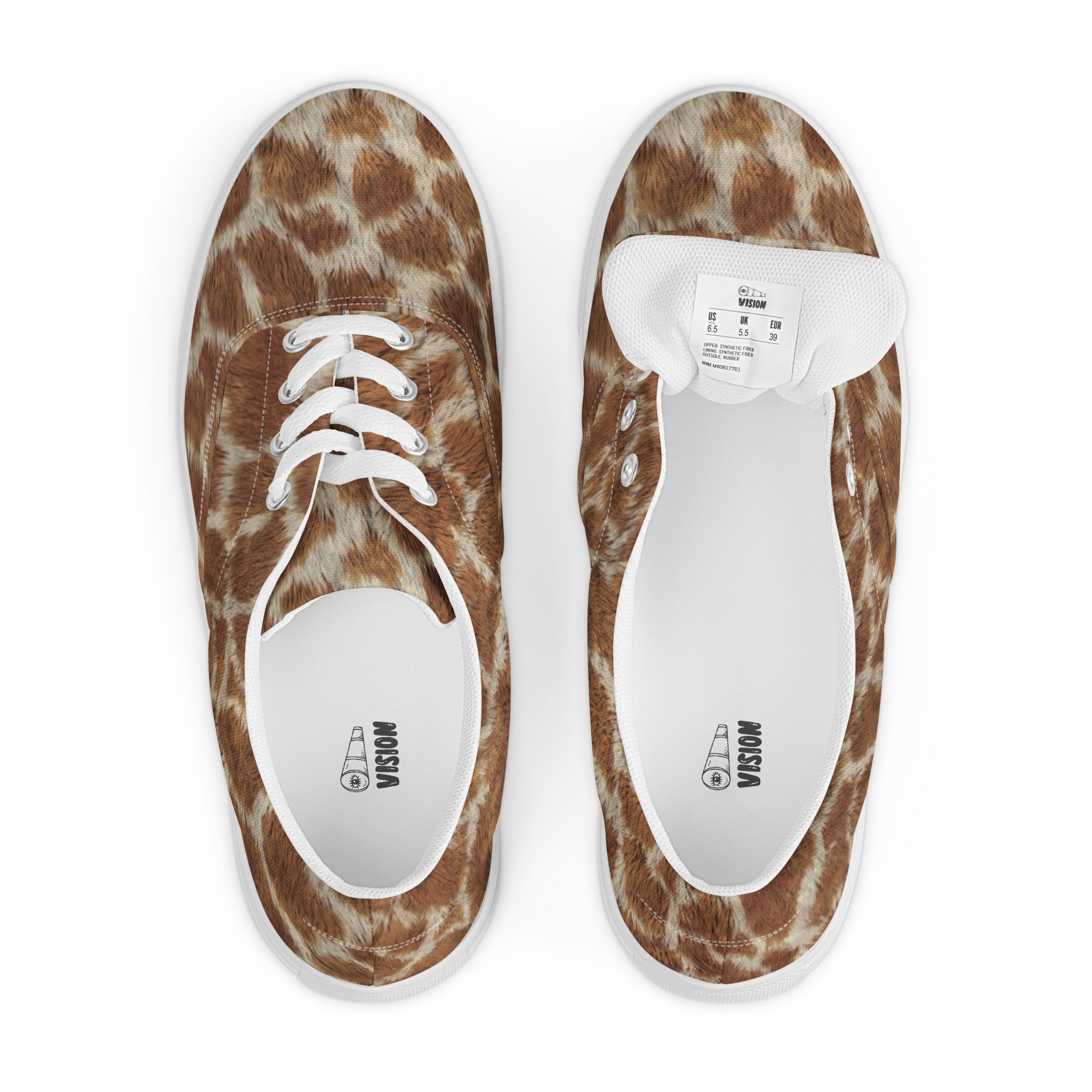 Tennis en toile avec lacets homme