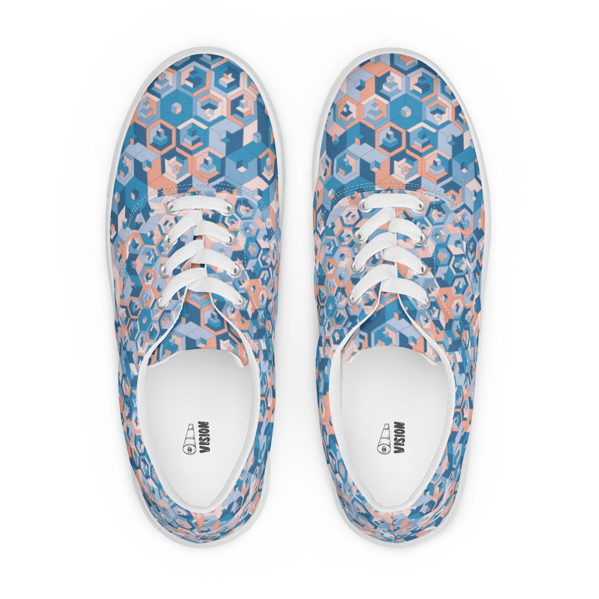 Tennis en toile avec lacets homme