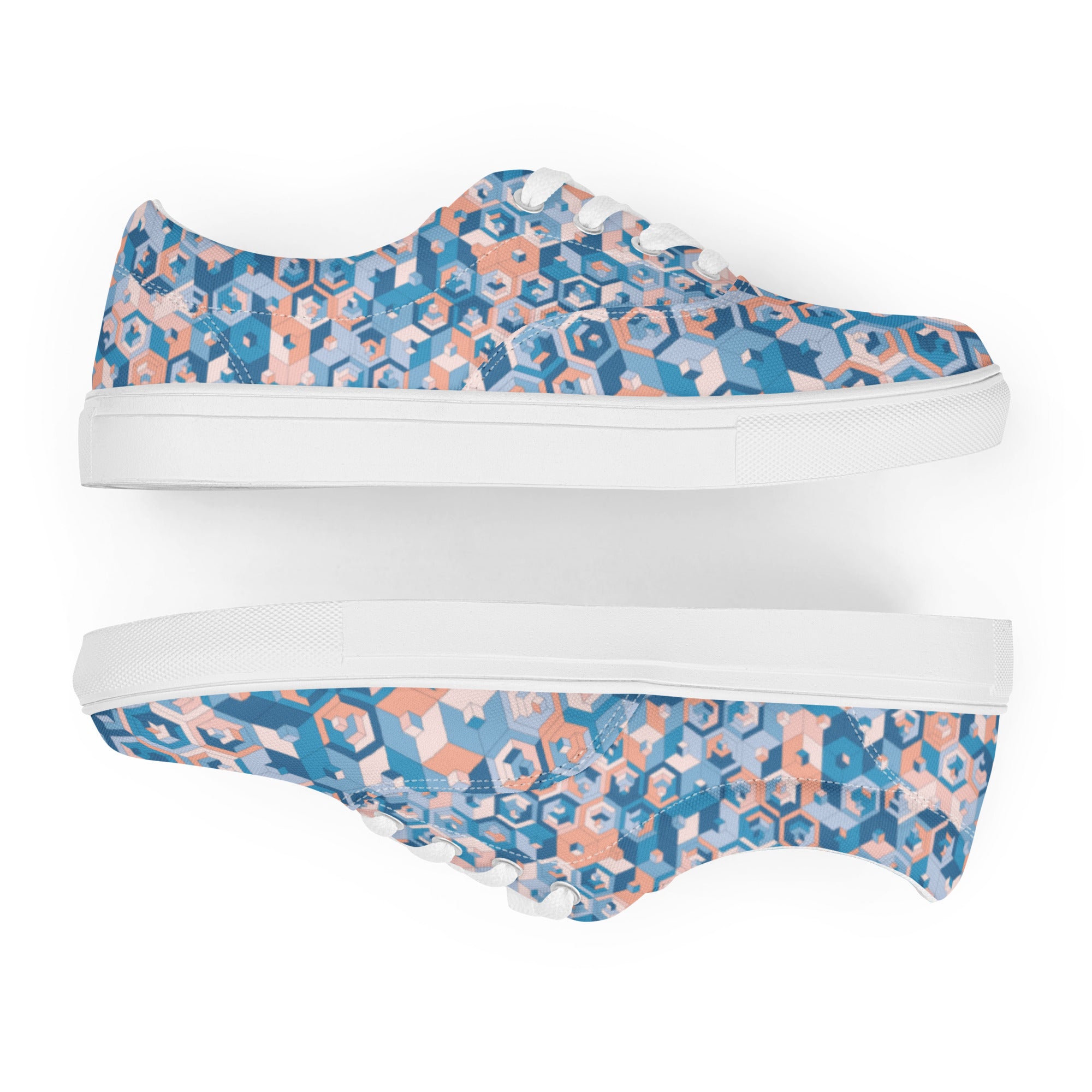 Tennis en toile avec lacets homme