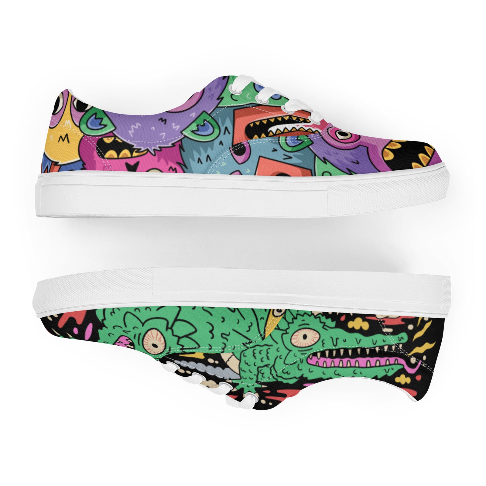 Tennis en toile avec lacets homme