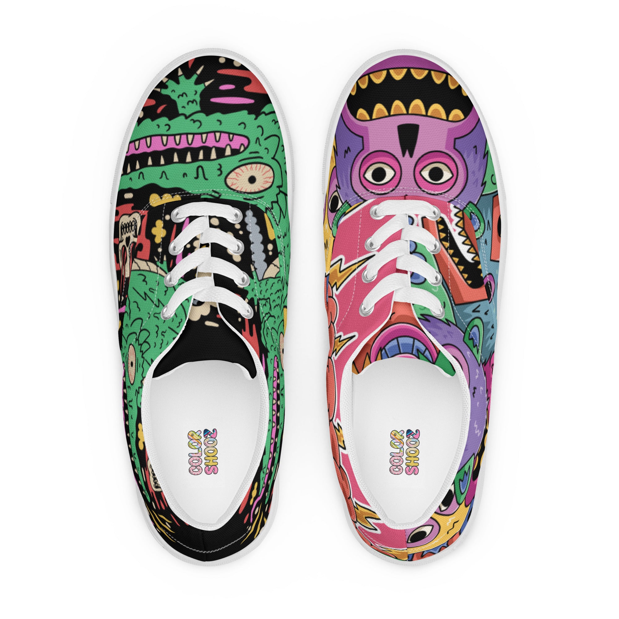 Tennis en toile avec lacets homme