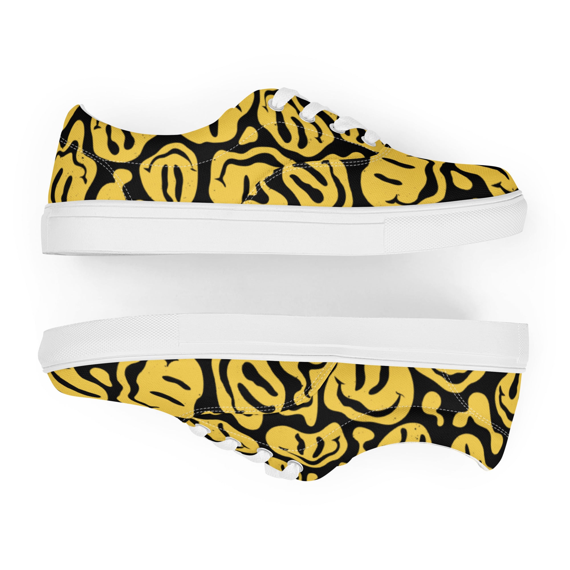 Tennis en toile avec lacets homme