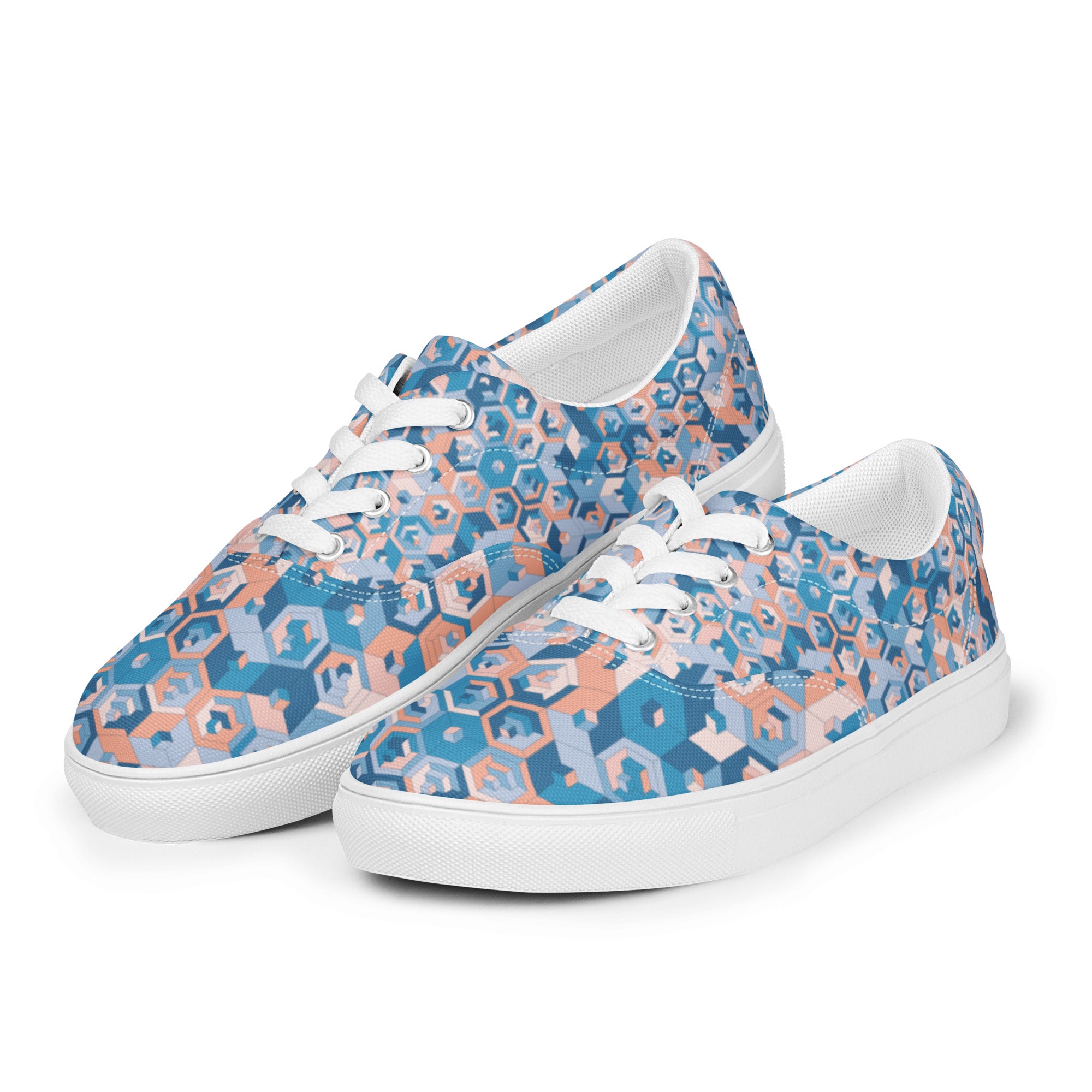 Tennis en toile avec lacets homme
