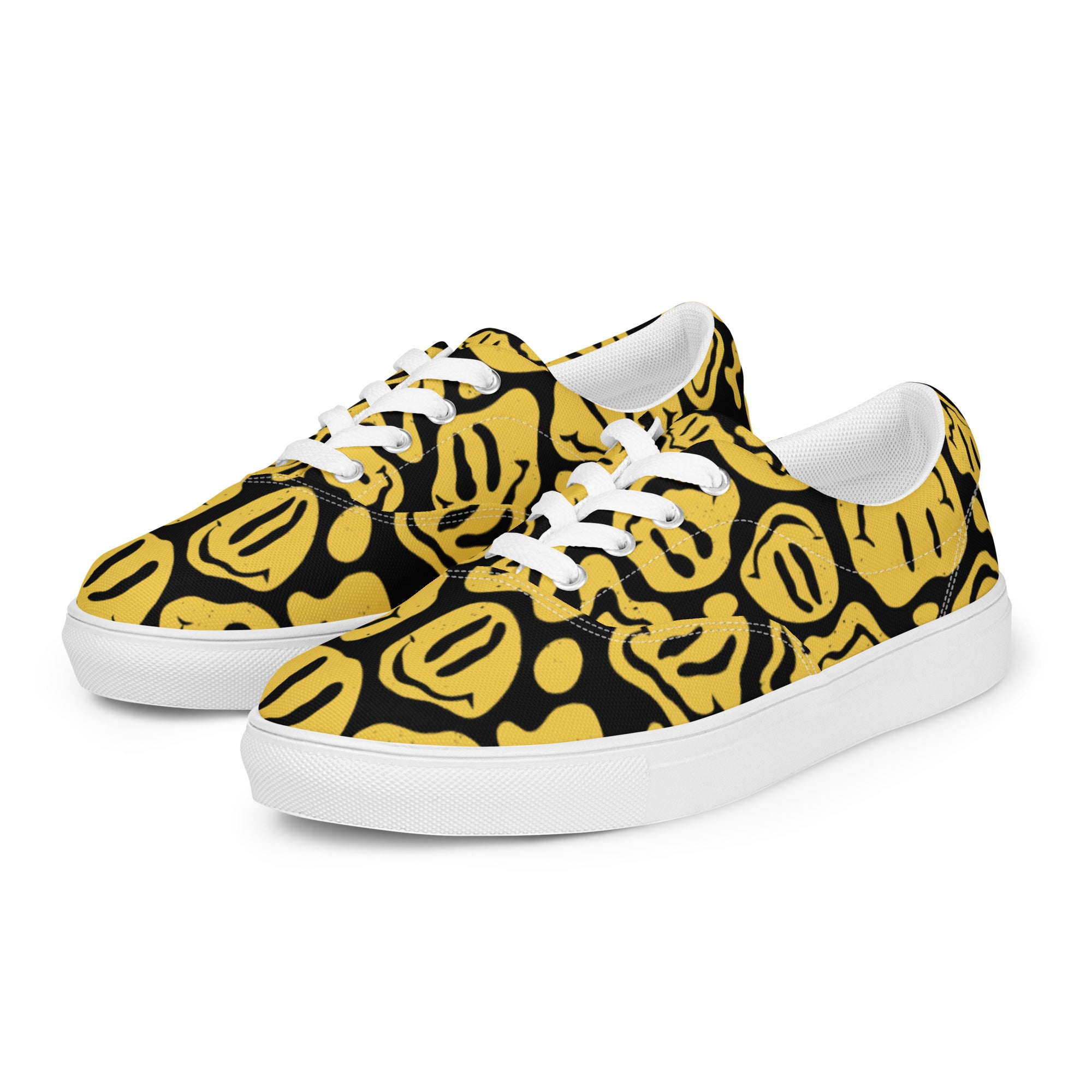 Tennis en toile avec lacets homme