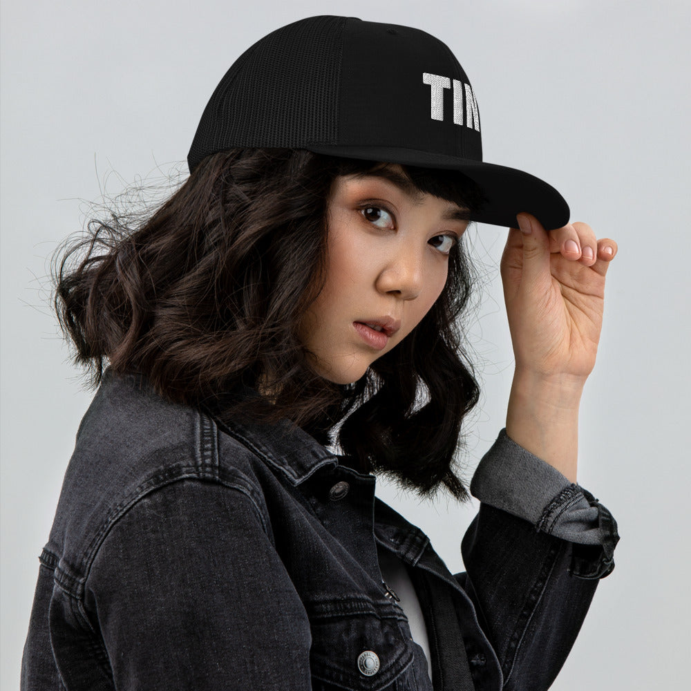 Casquette Belge Tournaisienne style trucker brodée - "TIN"