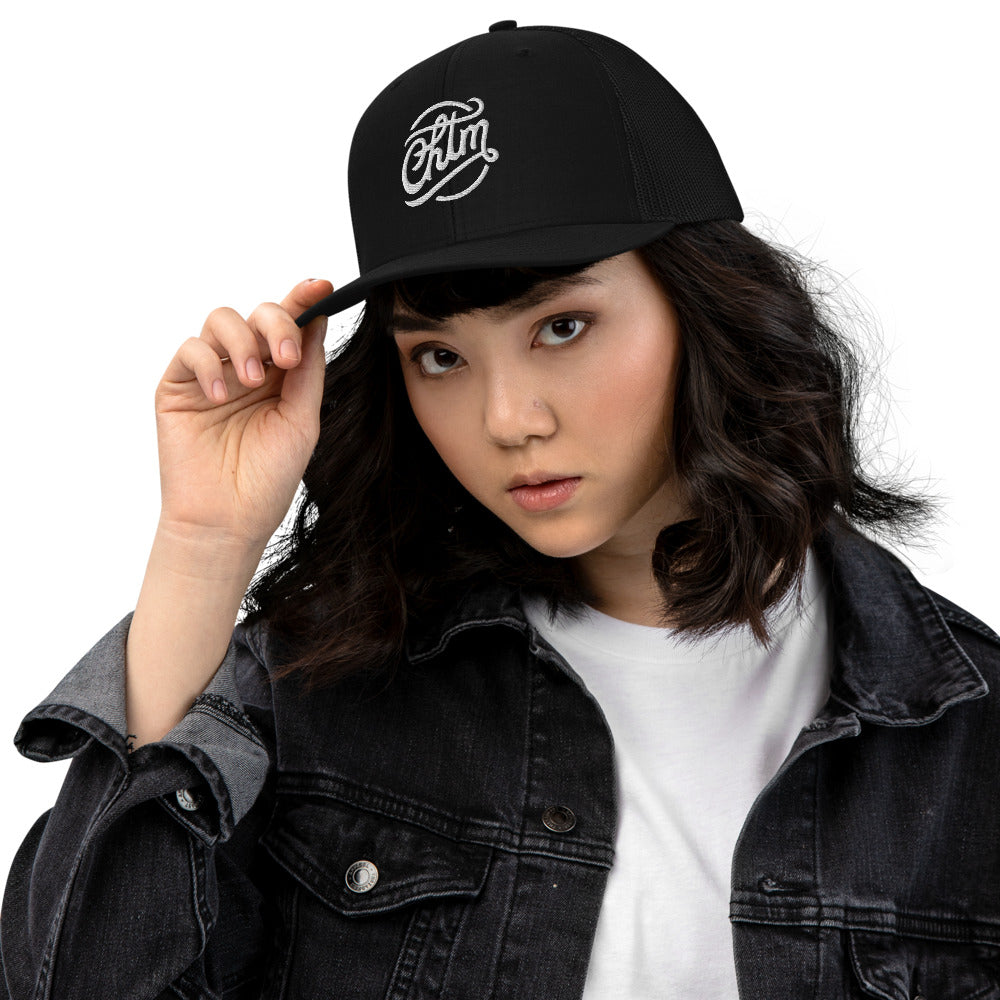 Casquette style trucker brodée en 3D Puff - CHT'M AVNIR