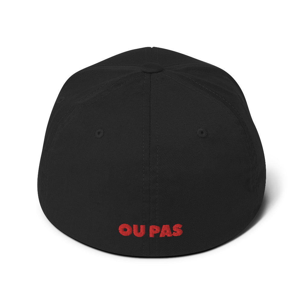 Casquette brodée Discret en 3D Puff - OU PAS