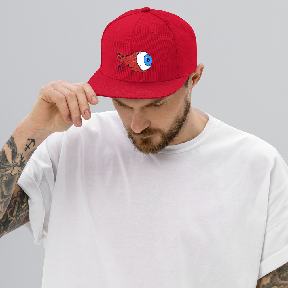 casquette skatteur skateboarding snapback rouge