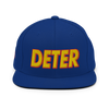 Casquette Snapback - DETER (3 couleurs)