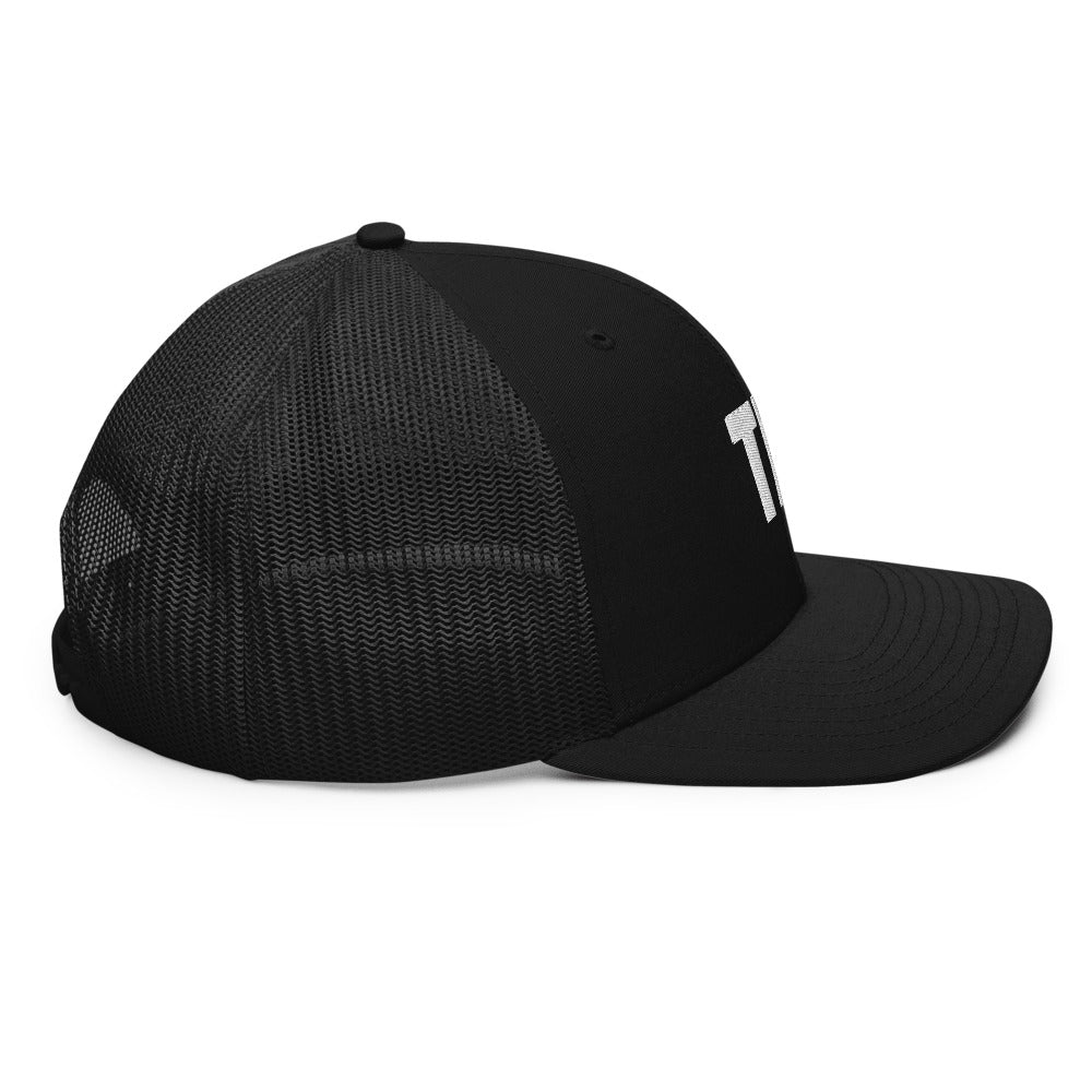 Casquette Belge Tournaisienne style trucker brodée - "TIN"