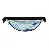 Sac banane militaire camouflage bleu – vue 3