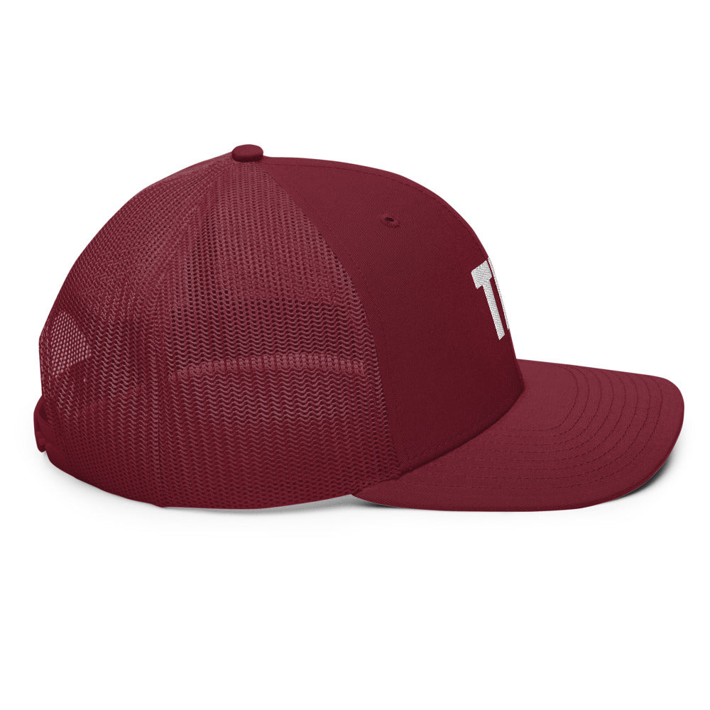 Casquette Belge Tournaisienne style trucker brodée - "TIN"