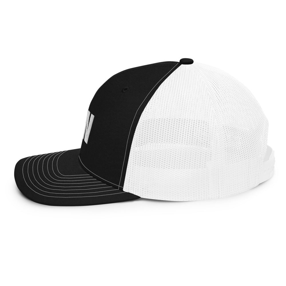 Casquette Belge Tournaisienne style trucker brodée - "TIN"