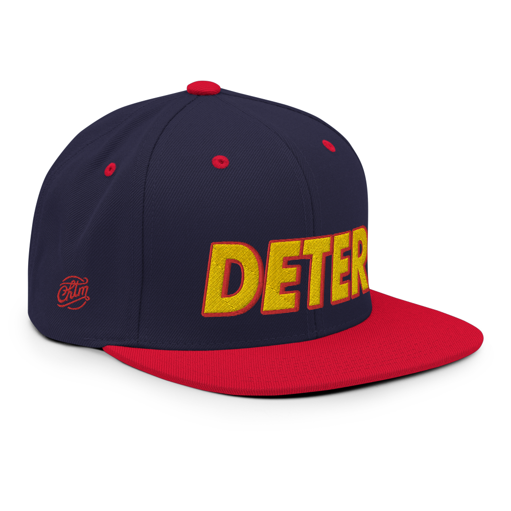 Casquette Snapback - DETER (3 couleurs)