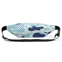 Sac banane militaire camouflage bleu – vue 4