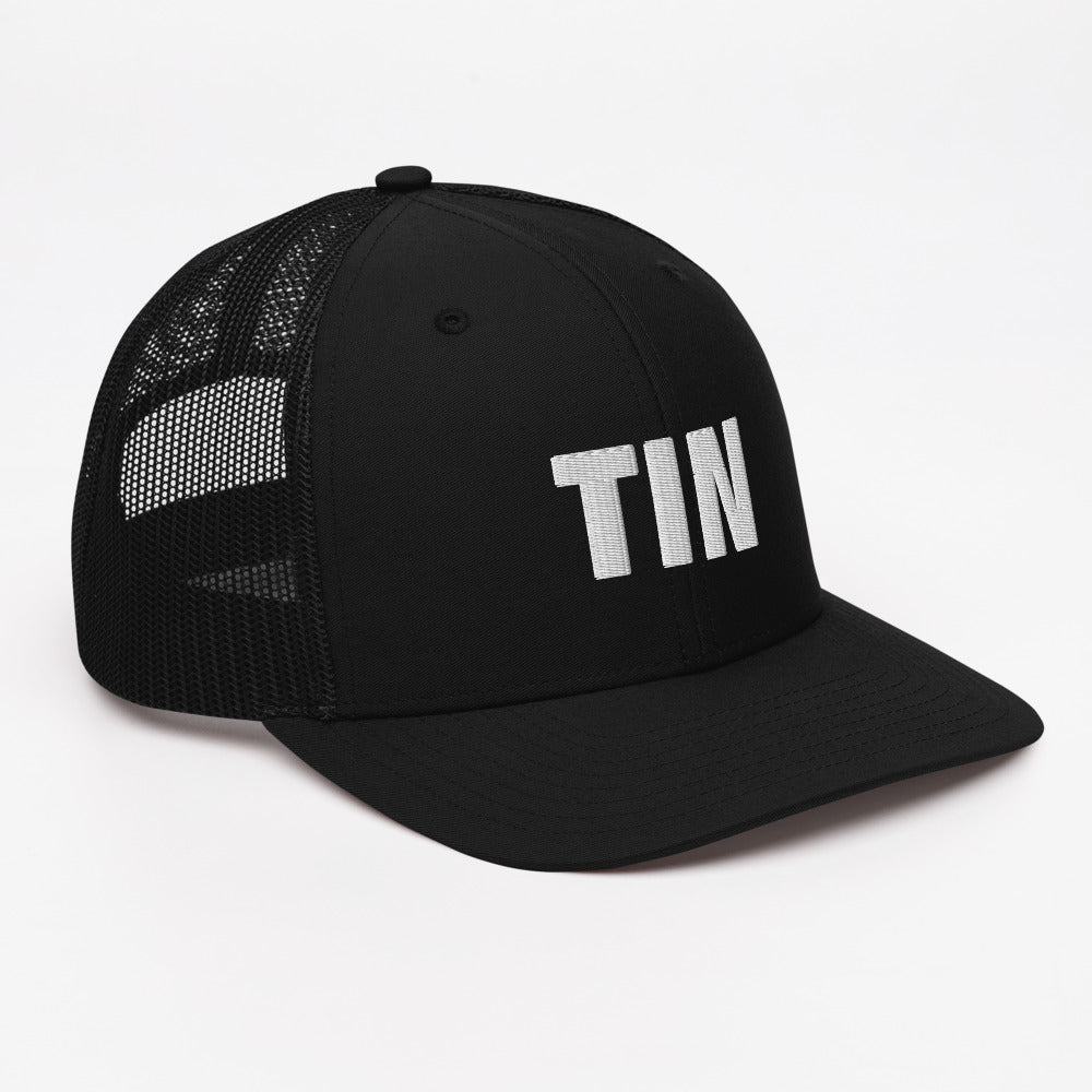 Casquette Belge Tournaisienne style trucker brodée - "TIN"