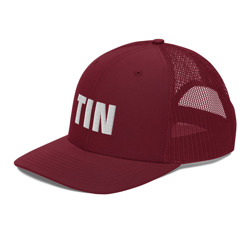 Casquette Belge Tournaisienne style trucker brodée - "TIN"