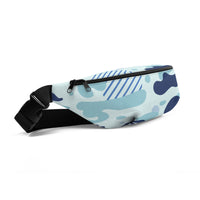 Sac banane militaire camouflage bleu – vue 2
