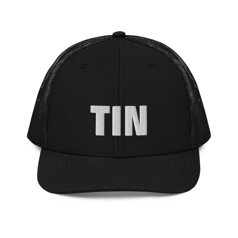 Casquette Belge Tournaisienne style trucker brodée - "TIN"
