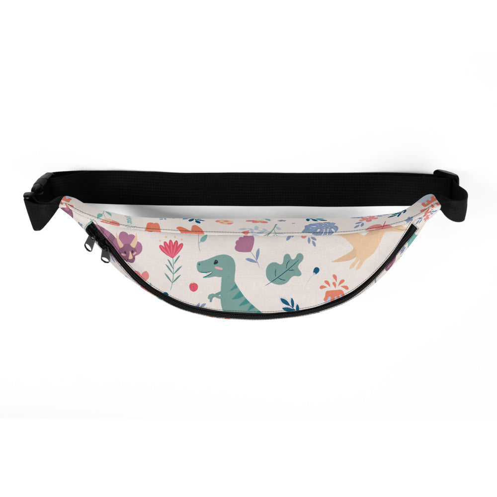 Sac banane dinosaure vert – vue 3