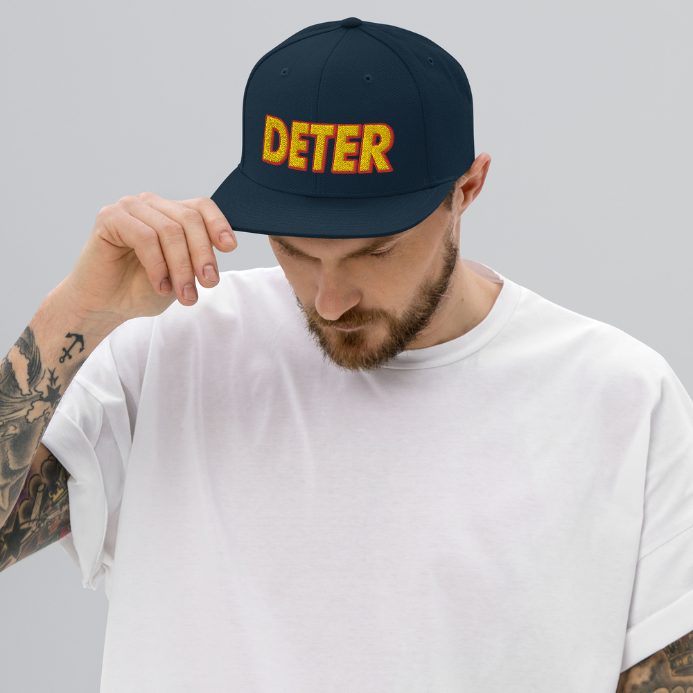 Casquette Snapback - DETER (3 couleurs)