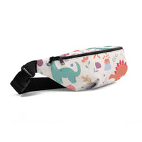 Sac banane dinosaure vert – vue 2
