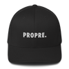 casquette noir tournai brodee propre