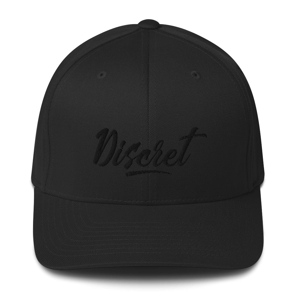 Casquette brodée Discret en 3D Puff - OU PAS