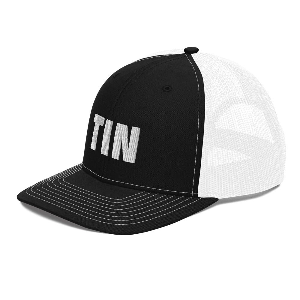 Casquette Belge Tournaisienne style trucker brodée - "TIN"