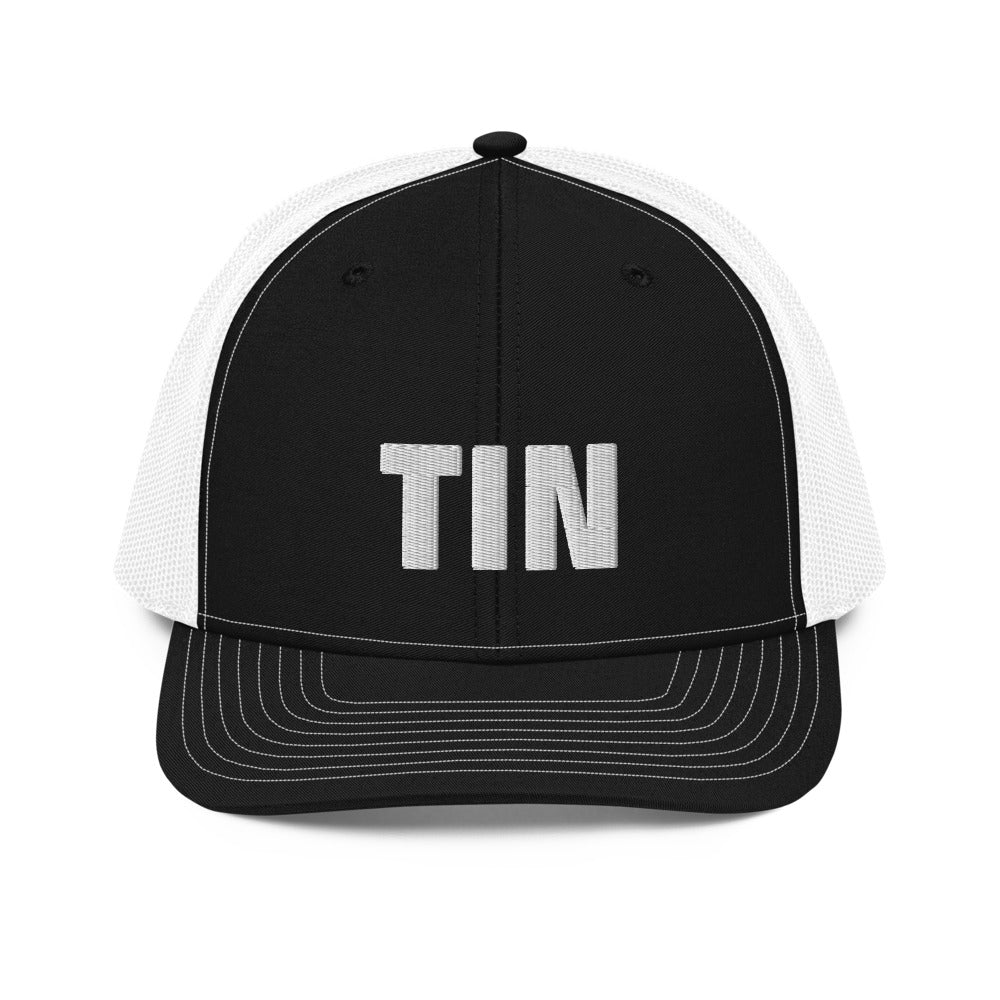Casquette Belge Tournaisienne style trucker brodée - "TIN"