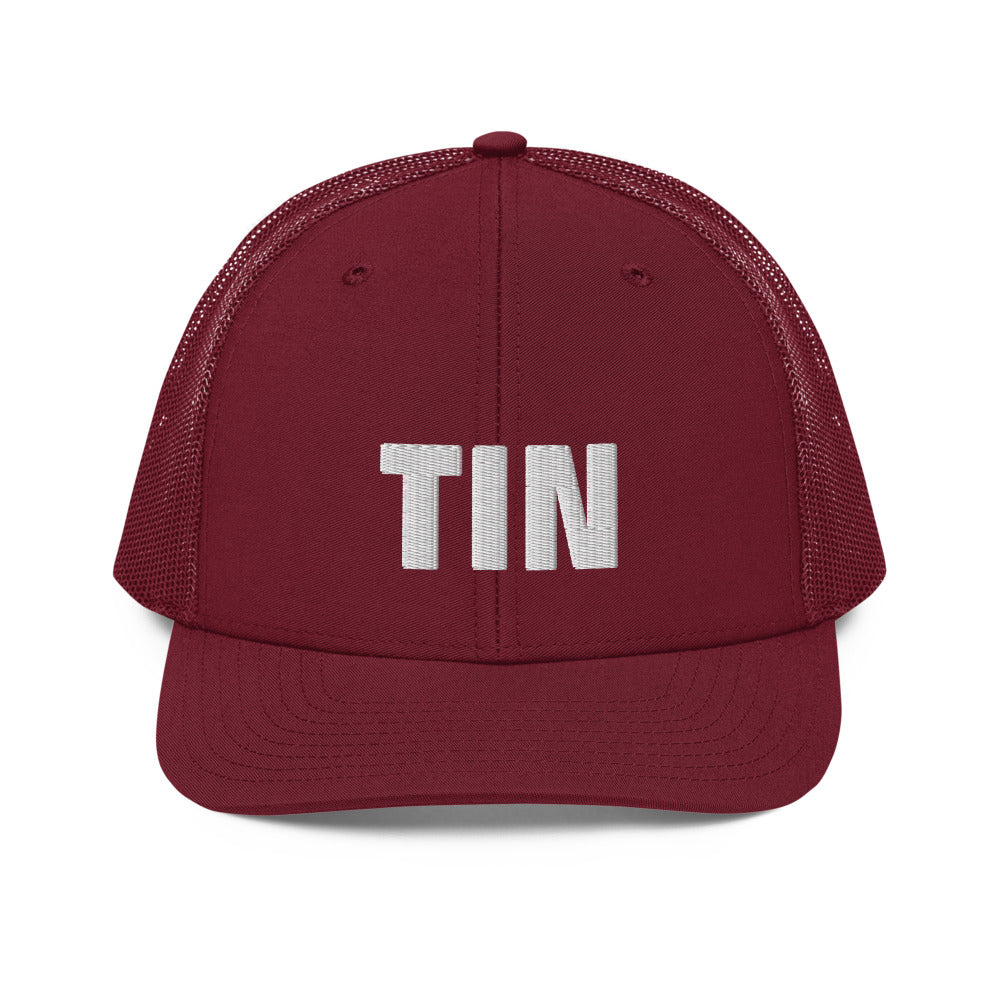 Casquette Belge Tournaisienne style trucker brodée - "TIN"
