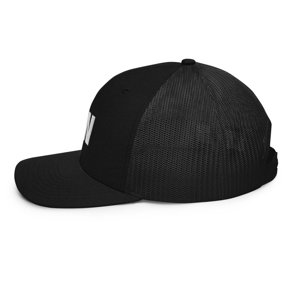 Casquette Belge Tournaisienne style trucker brodée - "TIN"