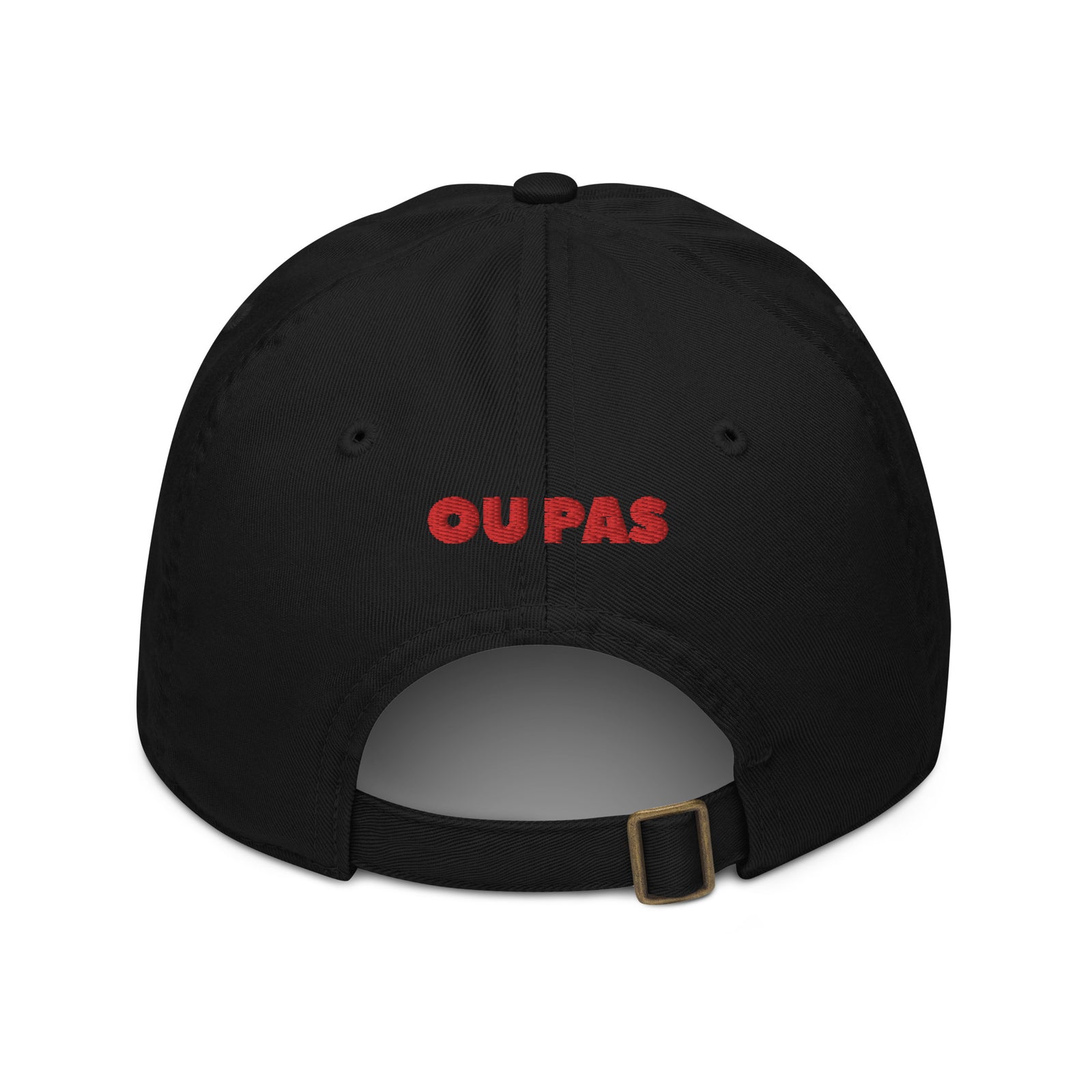 Casquette baseball bio discret noir vue de dos CHT'M Boutique