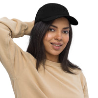 Casquette baseball bio discret noir vue de profil CHT'M Boutique