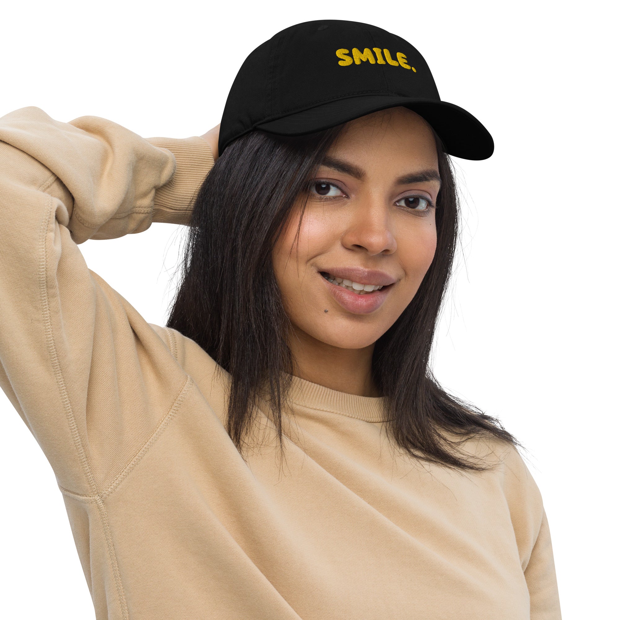 Casquette de baseball bio - "SMILE."