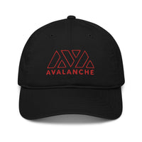 Casquette baseball avax avalanche noir portée en situation CHT'M Boutique