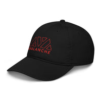 Casquette baseball avax avalanche noir vue de trois quarts CHT'M Boutique