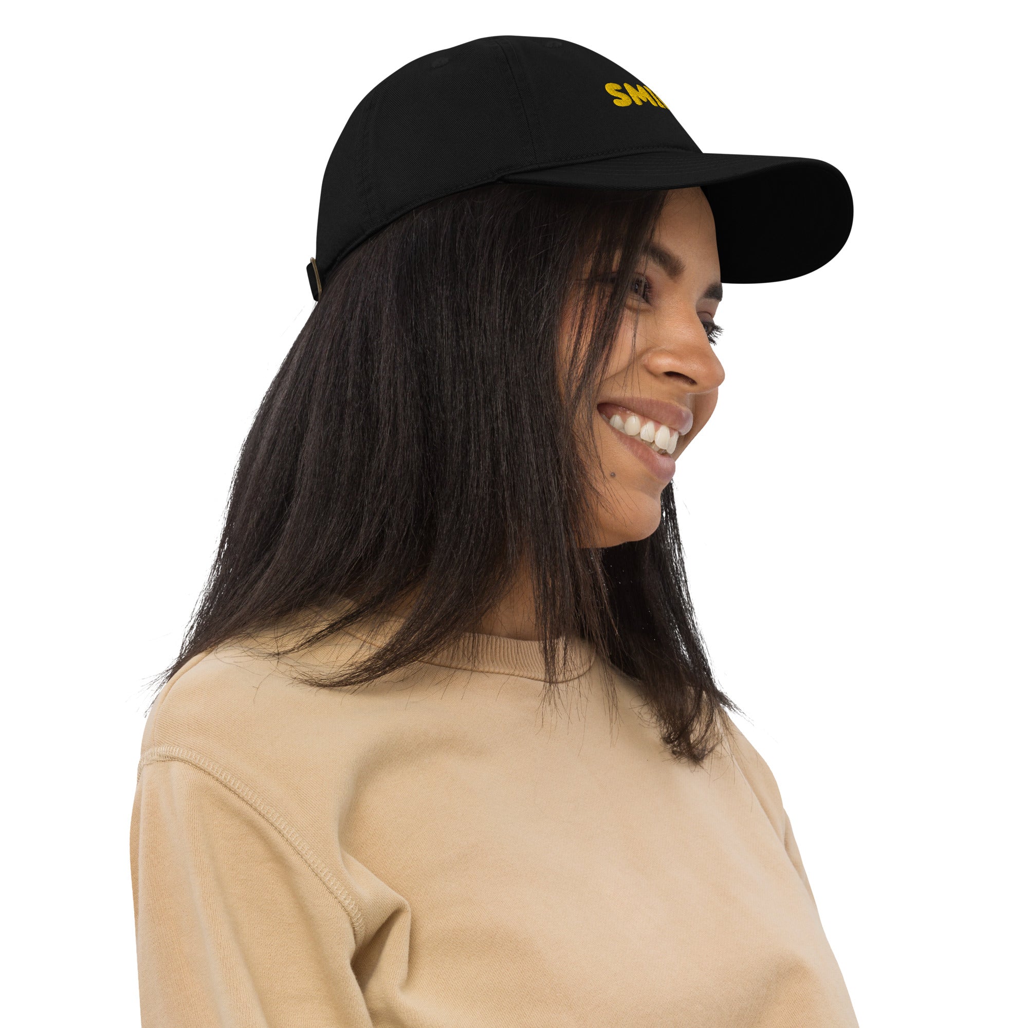 Casquette de baseball bio - "SMILE."