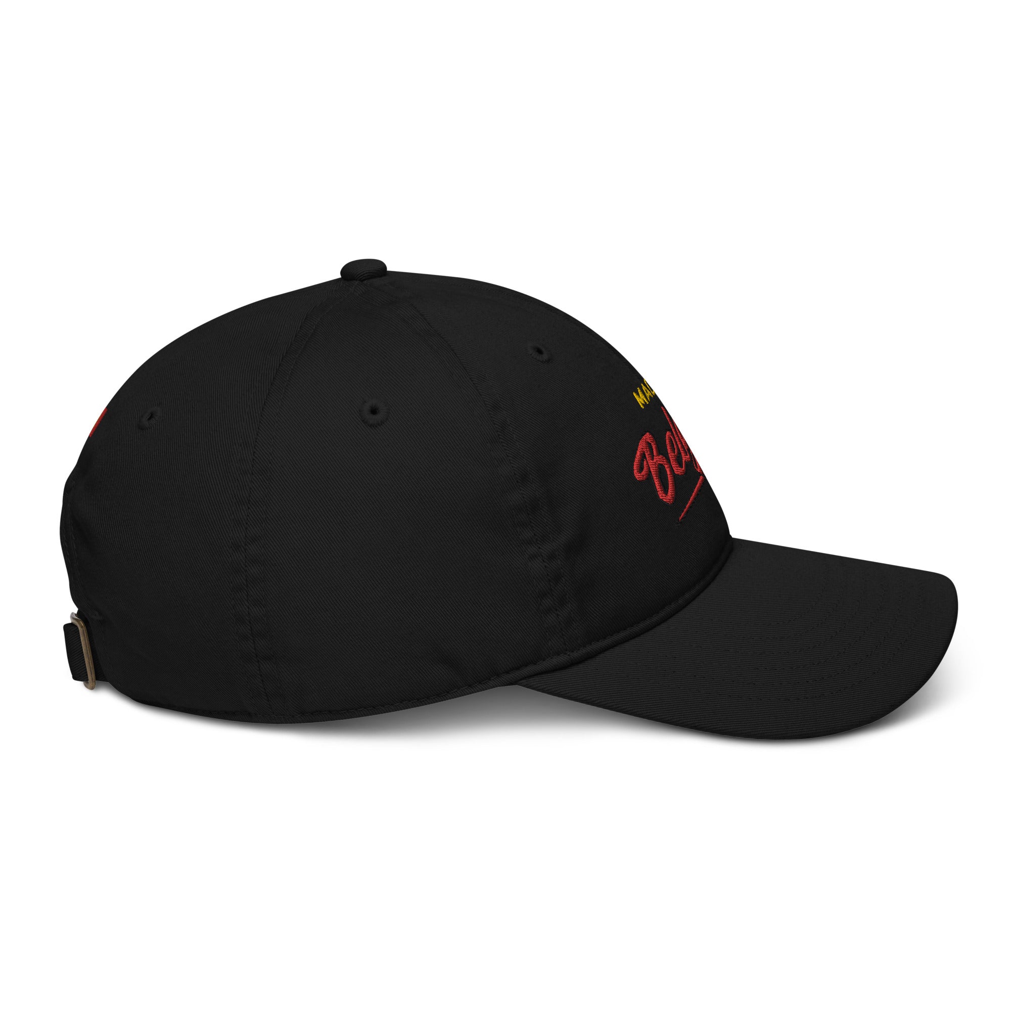 Casquette de baseball bio Belge brodée - "Made in Belgium with love"