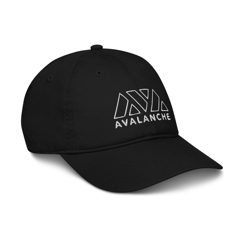 Casquette baseball avax avalanche crypto noir CHT'M Boutique