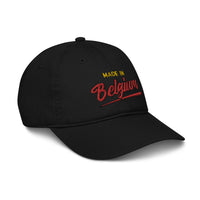 Casquette de baseball bio Belge brodée - "Made in Belgium with love"
