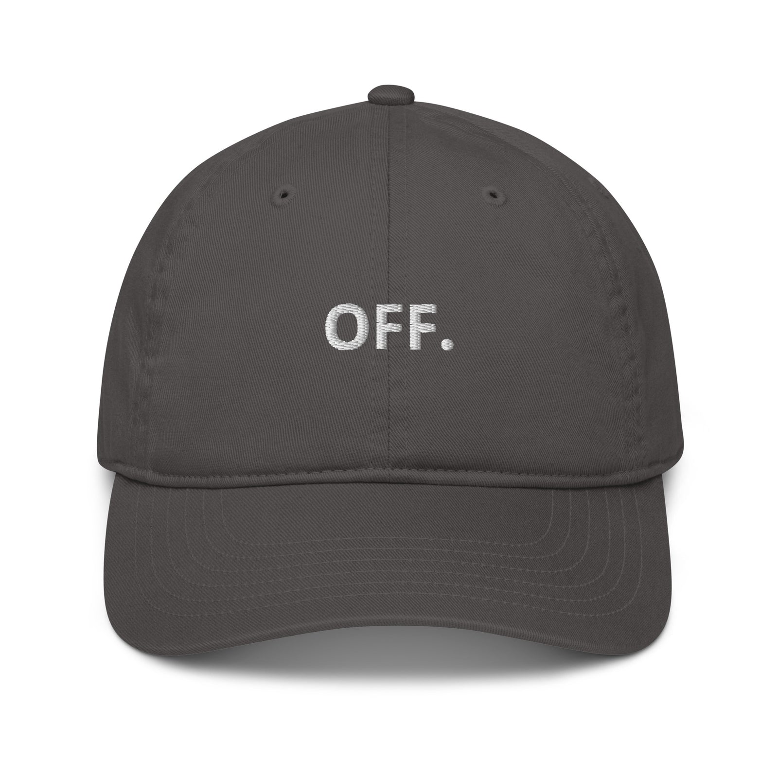 Casquette baseball bio unie noir vue de trois quarts CHT'M Boutique