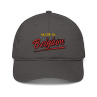 Casquette de baseball bio Belge brodée - "Made in Belgium with love"