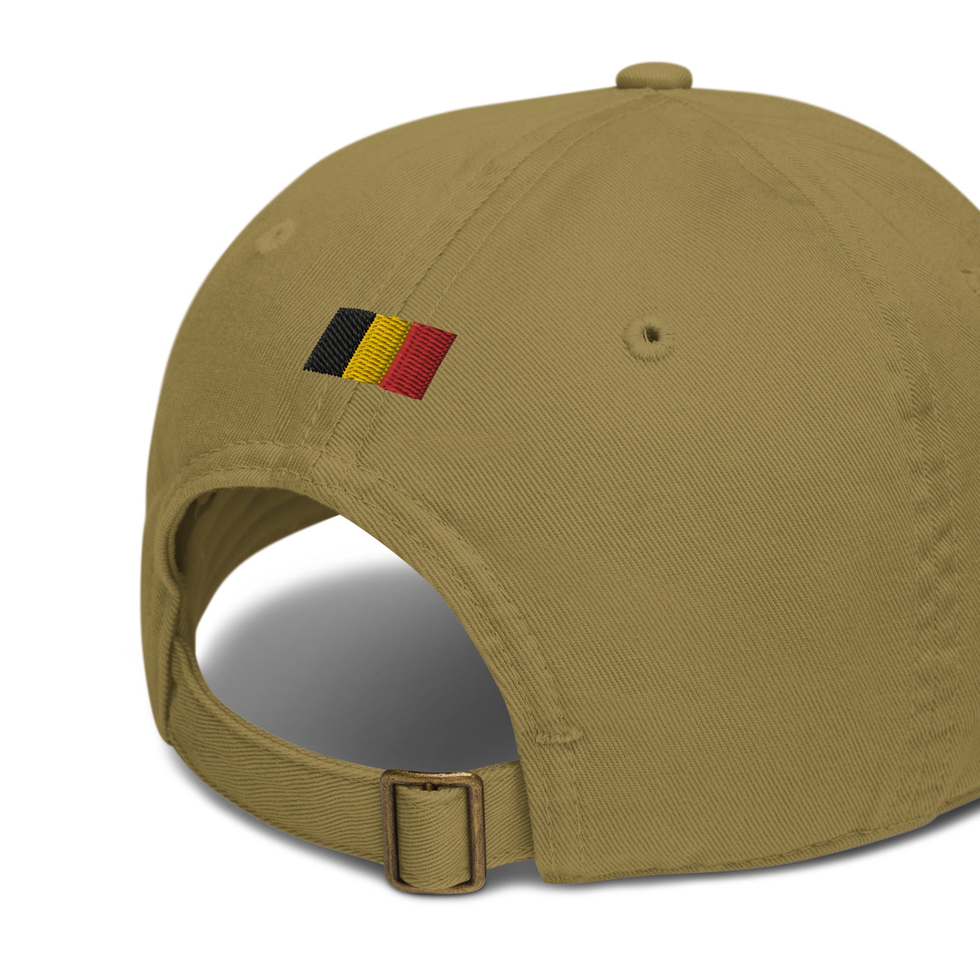 Casquette de baseball bio Belge brodée - "Made in Belgium with love"