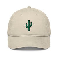 casquette beige cactus brodé