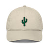 casquette beige cactus brodé